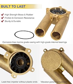 3858115 Raw Water Sea Impeller Pump Housing for Volvo Penta